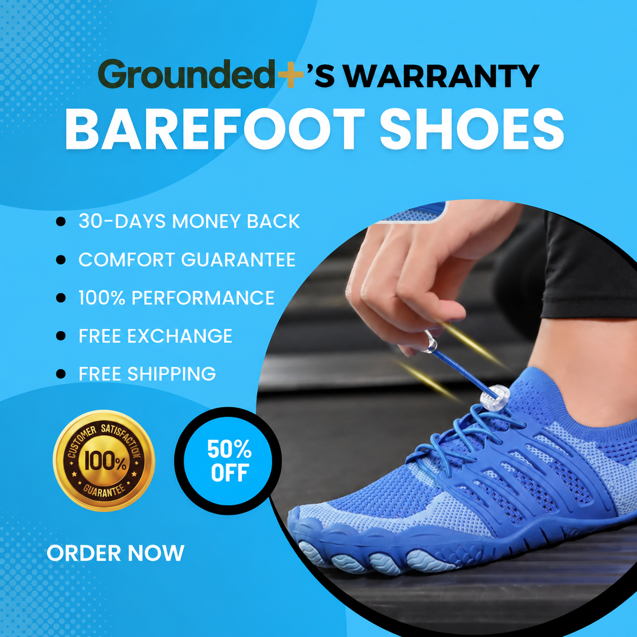 GroundedPlus™ Skin Pro with Copper - Grounding Allround Barefoot Shoes